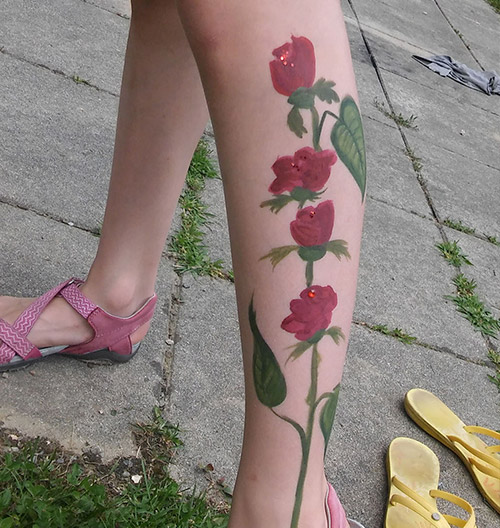 Ulli Lang Bodypainting